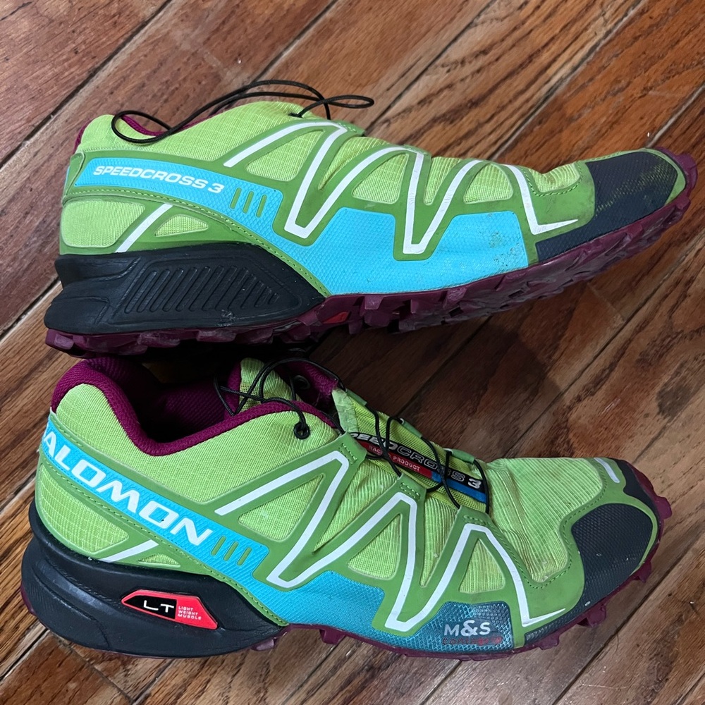 Salomon Speedcross 3 Men’s Shoes - Lime Green and Teal